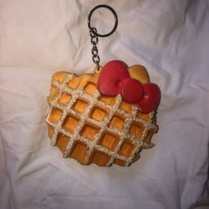 Sanrio Hello Kitty Waffle Squishy Key Chain
